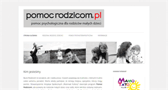 Desktop Screenshot of pomocrodzicom.pl