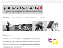 Tablet Screenshot of pomocrodzicom.pl